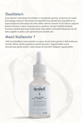 Gözenek Sıkılaştırıcı Akne ve Sivilce Gidermeye Yardımcı Cilt Serumu Niacinamide %5 Retinol %0,5 - 6