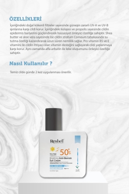 Lekeli Ciltlere Özel Yüksek Korumalı Yüz Güneş Kremi Spf 50 - 6