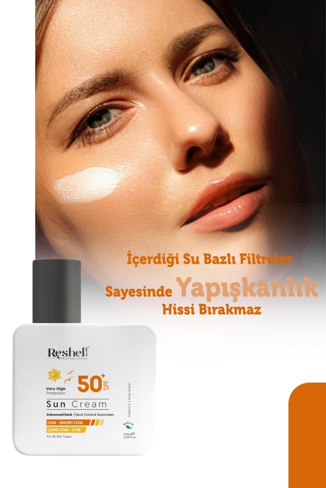 SPF 50 Yüz Güneş Kremi Yüksek Korumalı UVA-UVB 100 ml - 3